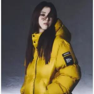 [롯데백화점]휠라 한소희 착용 립스탑 블럭다운 패딩자켓 FS2DJF4131X MUD