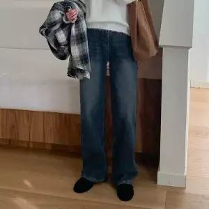 [코코블랑] 르먼 밍크기모 데님 팬츠(숏,롱)