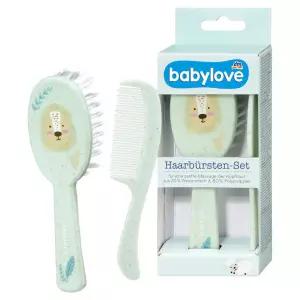 디엠 베이비러브 babylove 브러시 세트 그린 라이언 2피스, 1개