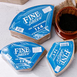 파인 천연펄프 핸드드립 커피 여과지 종이 필터 1x1