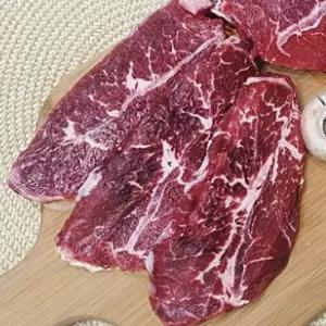 샘스 국내산 소고기 부채살 스테이크 600G 한우스테이크소고기구이용 일등급쇠고기 국산구이용소고기