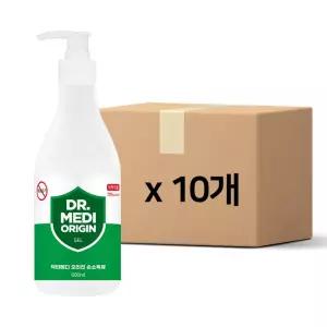 닥터메디 오리진 겔 손소독제 500mlx10개 에탄올70% 식약처인증 의약외품