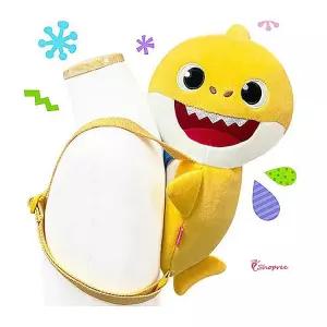 유아배낭 키즈 미니 백팩 핑크퐁 인형 상어 아기 옐로우rst924