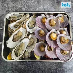 [맛도리] 국내산 제철 석화 2kg + 홍가리비 2kg 세트 가리비찜 석화찜