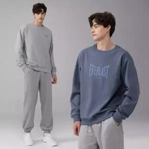 에버라스트 남자 기모 런닝복 세트 맨투맨+조거팬츠