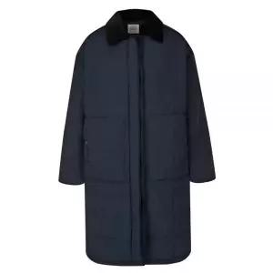 [백화점출고] STUDIO TOMBOY 여성 퀼팅 롱 코트 자켓 코듀로이 카라