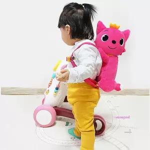 유아배낭 가방 핑크퐁 백팩 인형 아기 핑크 여아mno657