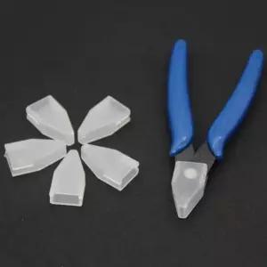 스프링 집게 캡 보호 전선 설정바늘 강판 충전기 카라비너 집게스프링바늘