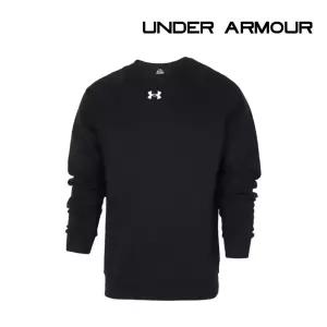 언더아머 맨투맨 라이벌 플리스 크루 남성 블랙 1379755-001