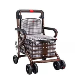 장바구니유모차 캠핑의자 핸드카트 어르신 걸음보조기 스타일 흡수 그린 충격 이중 오렌지