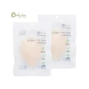 삼원캐슬 온리제주 건조형 곤약스펀지 물방울형 X 2개