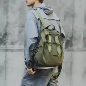 [옷자락]남녀공용 스포티 다용도 투웨이 나일론 토트 백팩