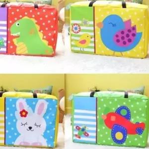 (수량선택-디자인 공룡,버드,비행기,토끼)가죽 투명 유아 소아 어린이집 낮잠 이불 가방