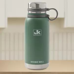 이중스텐 보온병 다크그린 1L 차 여행 녹차