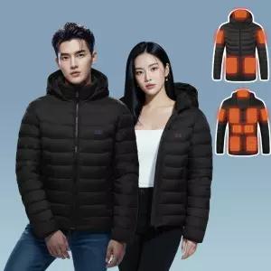 불사조 USB 발열 패딩 자켓 온열 열선 방한자켓