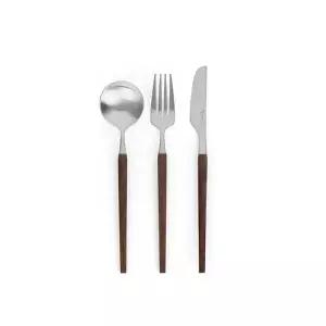 골든벨 메이플우드 커트러리 양식기세트 3p 스푼 포크 나이프