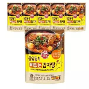 오뚜기 응암동식 뼈없는 감자탕 450g X 6개 즉석 간편국