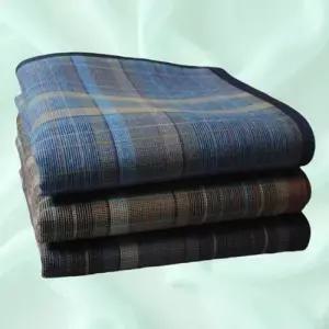 큰손수건 단체선물 등산 휴대용 체크 선물용 손수건 WFKXWH3