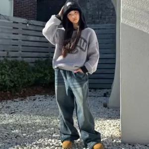 [갤러리아] [TMIU] 티미유 주니어 헤비본딩 와이드 밴딩 데님팬츠 TUDP254M05U