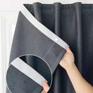 찍찍이 암막 커튼 자취방 원룸 창문 붙이는 암막 커튼 100x120 방풍용 작은방 무타공 사생활 가림막