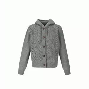 [숲]SOUP 하찌 꽈베기 후드 긴팔 가디건()_K SBAGD81