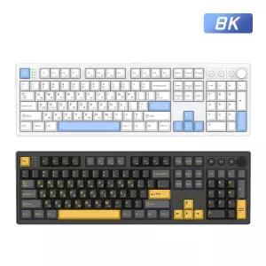 에이투 GK5 8K 유선 게이밍키보드 LED 기계식 USB 풀배열 발로란트 오버워치 오테뮤 그레이축