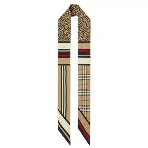 [롯데백화점]버버리 몽타주 프린트 실크 트윌리 스카프 8037017