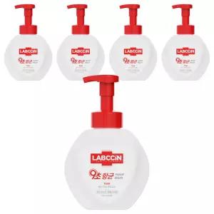 랩신 토탈 상시비치 청결제 포밍 손세정제 파우더리 허브향 500ml 5개