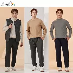 [하프클럽/아놀드파마]아놀드파마 보아퍼 본딩 팬츠 3종, 남성