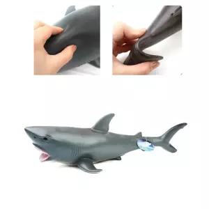 안전한 고무재질 빅사이즈 상어 소프트인형 어린이날선물 안전성 안전소재 교육용모형