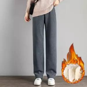 여자기모바지 겨울니트바지 따뜻한 기모바지 여성겨울바지