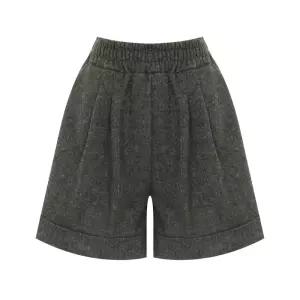 [샐리] 롤업핀턱밴딩3부팬츠_I5D-CPT023