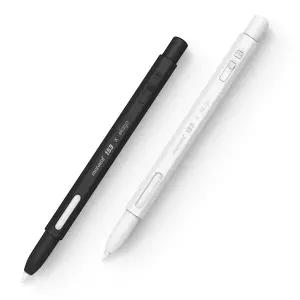 [엘라고]모나미 153 블랙&화이트 애플펜슬 2세대 프로 실리콘 케이스