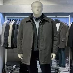 [트루젠] 트루젠 다크카키 구스 맥코트 점퍼 비지니스 캐주얼 패딩코트 FI8814021065