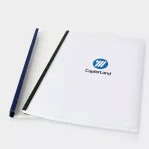 스틸 열 제본 표지 책커버 A4 청색100매 3mm