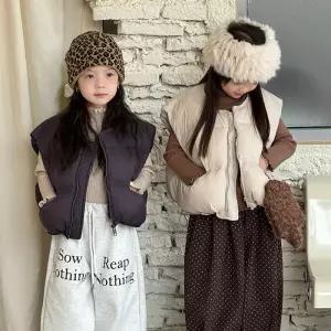 [베이비맥스] 리브 라운드 집업 패딩 조끼 R16077