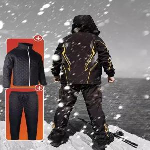 낚시방한복 동계 등산 상의 보온 방수 고어텍스 수트 바다 낚시복 바지 따뜻한 겨울 남성용