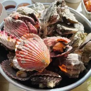 통영 홍가리비 3kg + 석화 5kg 세트