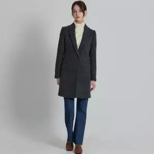 [르오트(LeOT)] 울 블렌디드 미니멀모던 스트레이트 미디 코트-사이즈 55~77까지
