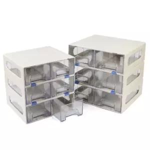 의무실 병원 약 수납 6단 멀티박스 플라스틱 보관함 데스크정리함