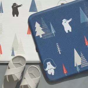 도톰한 고밀도 14T 양면 PVC 주방매트 120x45 대 부엌매트 발매트 욕실매트 쿠션매트