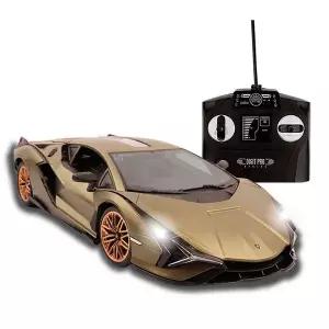 [토이게이트]1:14스케일 람보르기니 SIAN FKP37 로얄카키 세계명차 라이트효과 수동도어오픈 무선조종 RC카