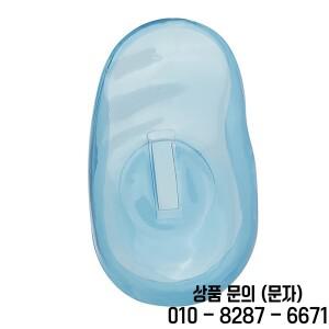 재사용 가능한 미용 귀 커버 방수 보호대 머리 염색 귀마개 실리콘 목욕 이발사 컬러링 캡 2 개