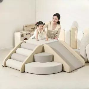 슬라이드 소프트 미끄럼틀 유치원 거실 상품 대형 시스템 2종세트(사이즈 디자인 사진 참조)