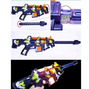어린이 선물 장난감총 기관총 소리나는 전동건 LED