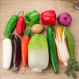 가짜 야채 모형 음식 실물 진열 과일 세트 인공 소품 마트 장식 모조