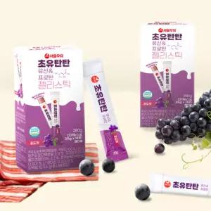 서울우유 초유탄탄 류신 프로틴 젤리스틱 14포 초유 유청단백질 콜라겐