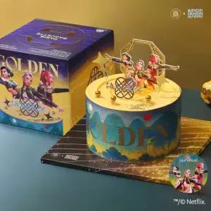 [파리바게뜨] 케이팝 데몬 헌터스 콜라보, 헌트릭스 골든 케이크