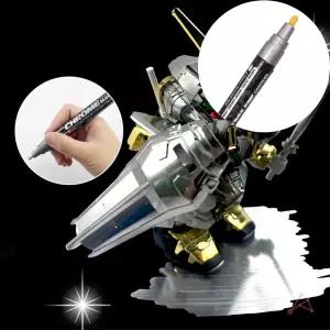 현대인몰 거울처럼 반사되는 고광택 액체 크롬 실버 도색용 페인트 마커 펜 광택복원 실버펜 반사광