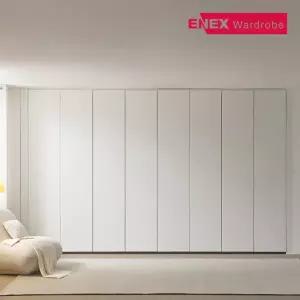에넥스 클린 무몰딩 푸시도어 여닫이 붙박이장(실속형) 360cm